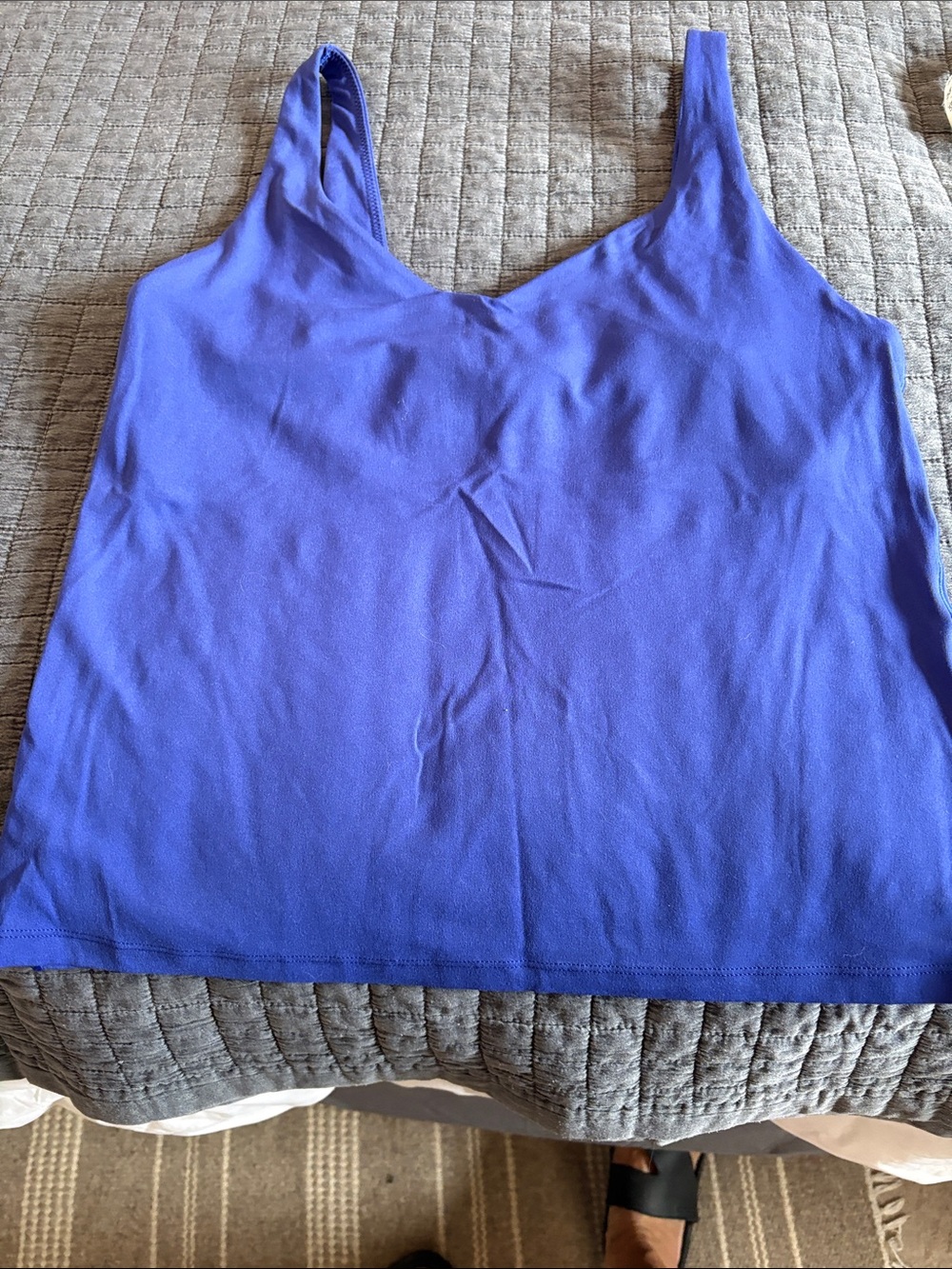aerie Royal Blue V-Neck Tank Top